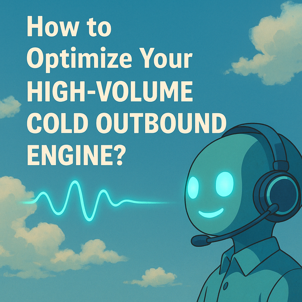 How to Optimize High-Volume Cold Outbound with AI (30-Day Experiment Results)
